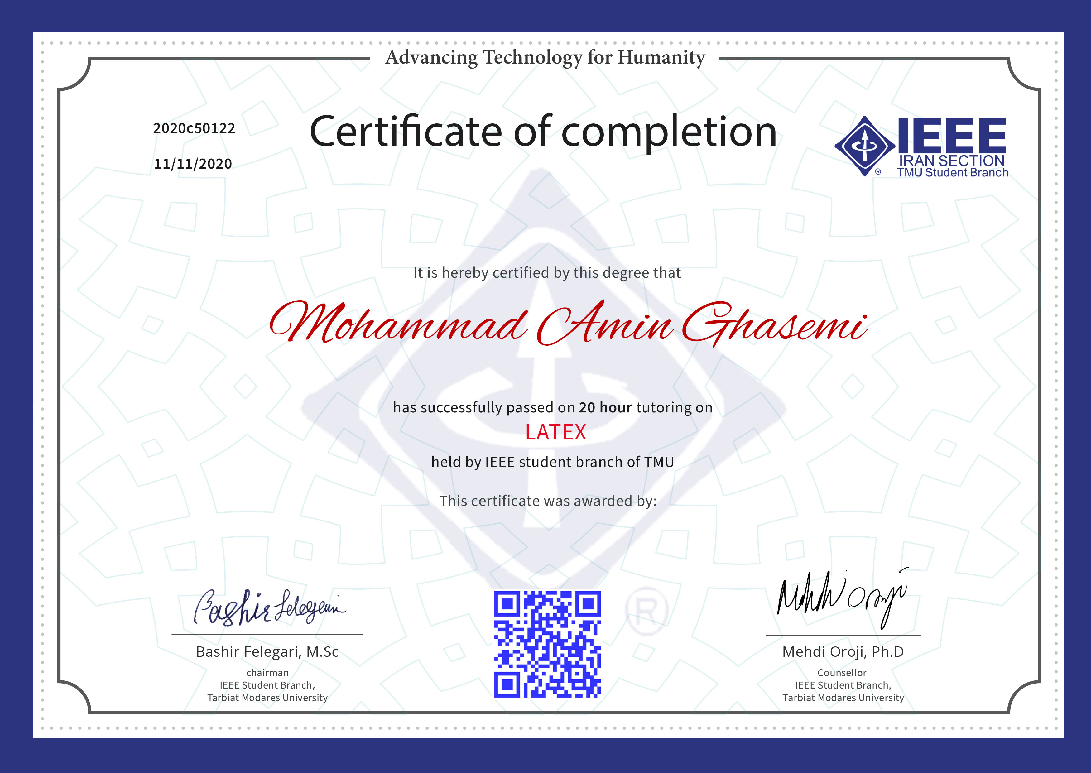 Mohammad Amin Ghasemi Mohammad Amin Ghasemi
